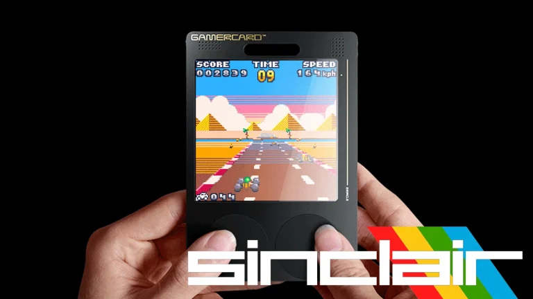 Sinclair vuelve: Gamecard, la consola retro que es tan fina como una tarjeta de crédito